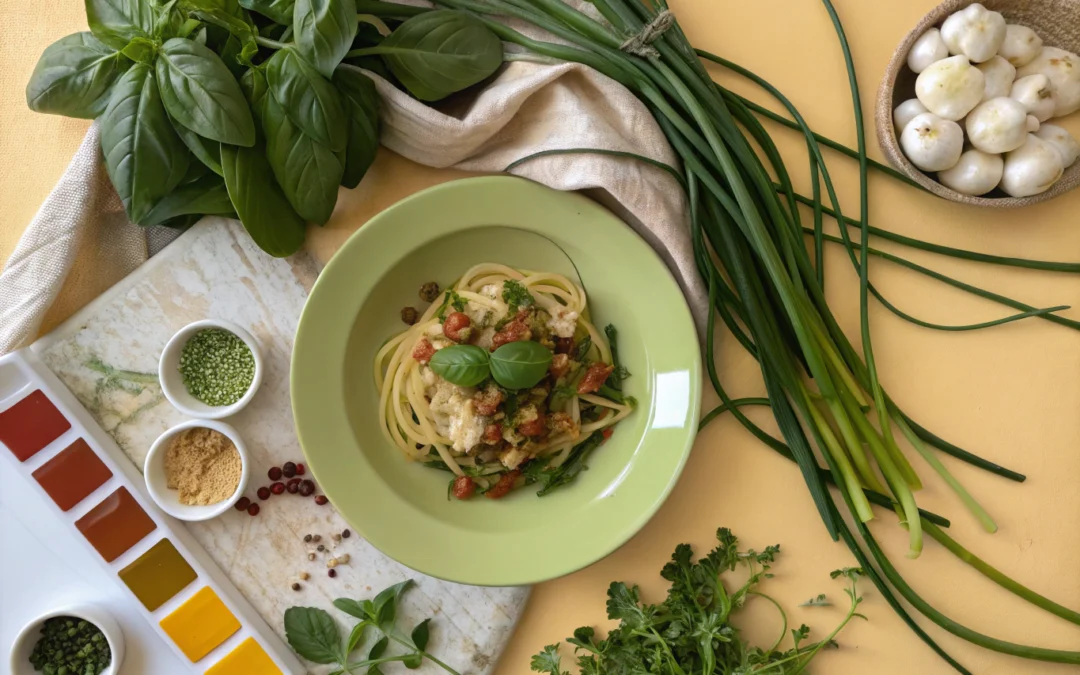 garlic scapes
